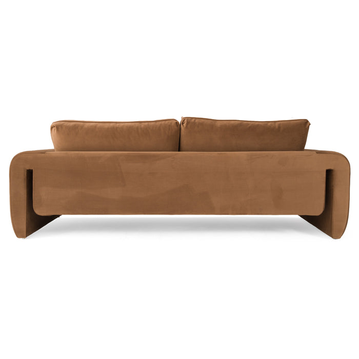 Bentley - Modern Brown Velvet Sofa