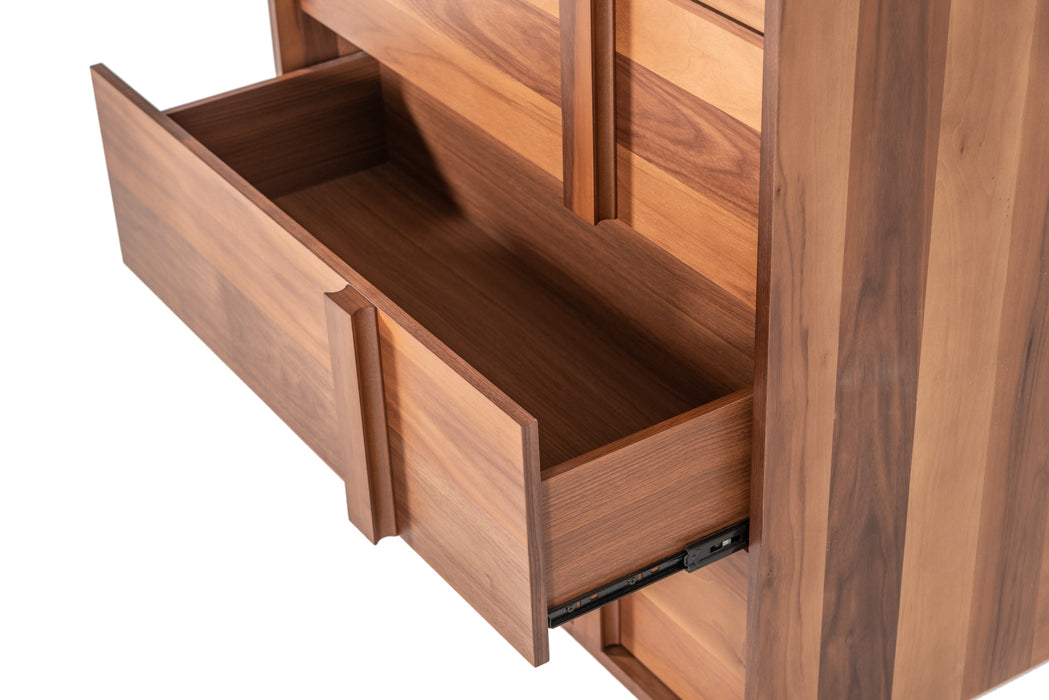 California King Berlin - Modern Walnut Bed