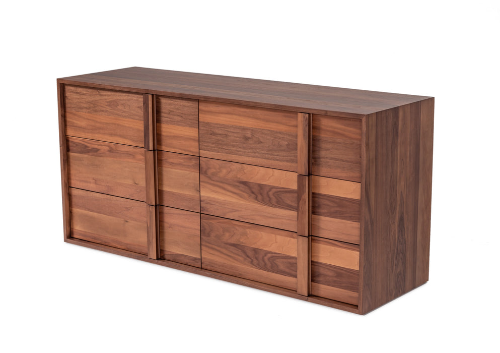 Queen Berlin - Modern Walnut Bedroom Set