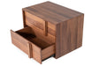 Eastern King Berlin - Modern Walnut Bedroom Set