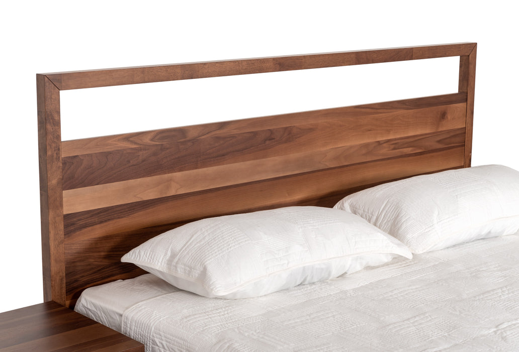 Eastern King Berlin - Modern Walnut Bedroom Set