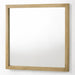 Santa Monica - Modern Natural Oak Square Mirror