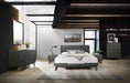 Eastern King Soria Modern Grey Wash Bedroom Set