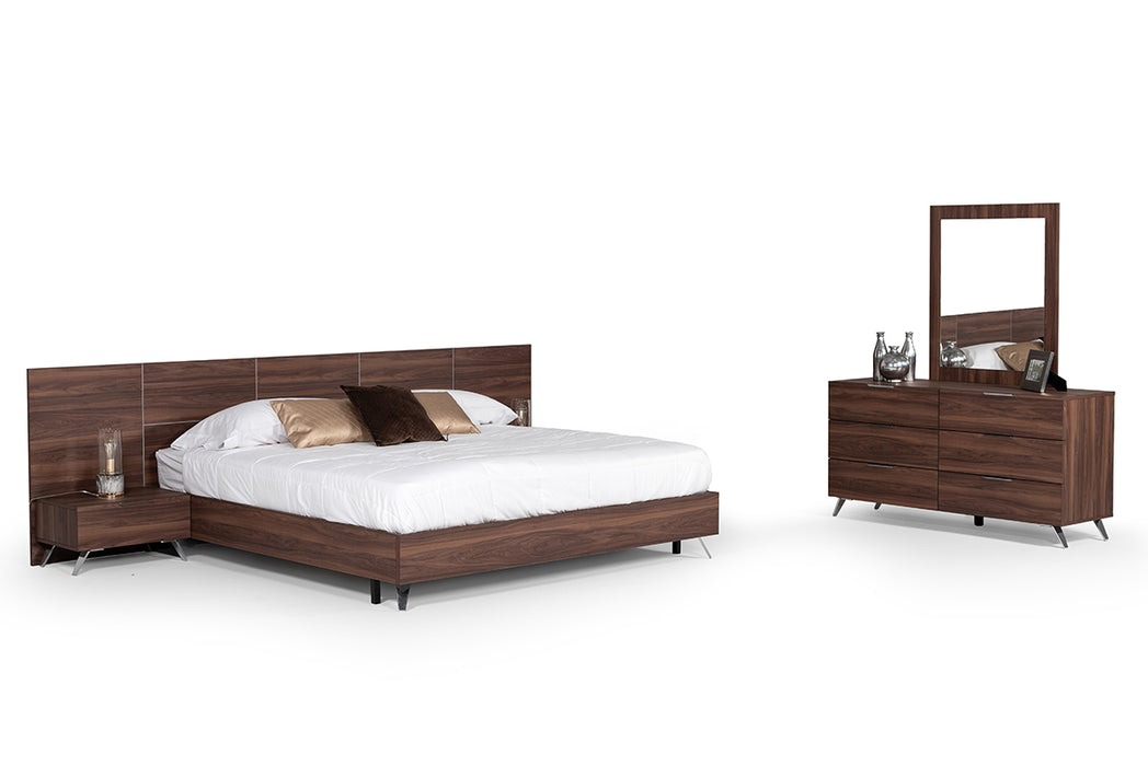 Brooklyn Italian Modern Walnut Nightstand