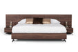 Brooklyn - Italian Modern Walnut Bed