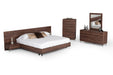 Brooklyn - Italian Modern Walnut Bed