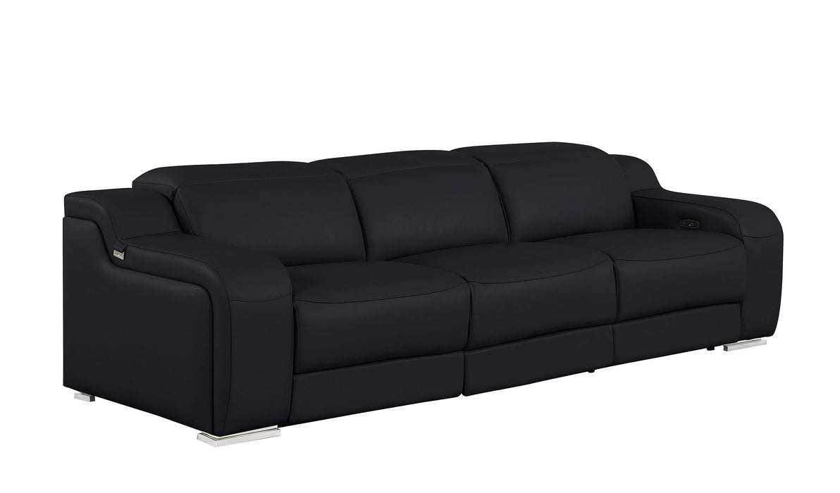 Global United 6111 Power Reclining Sofa | Genuine Leather