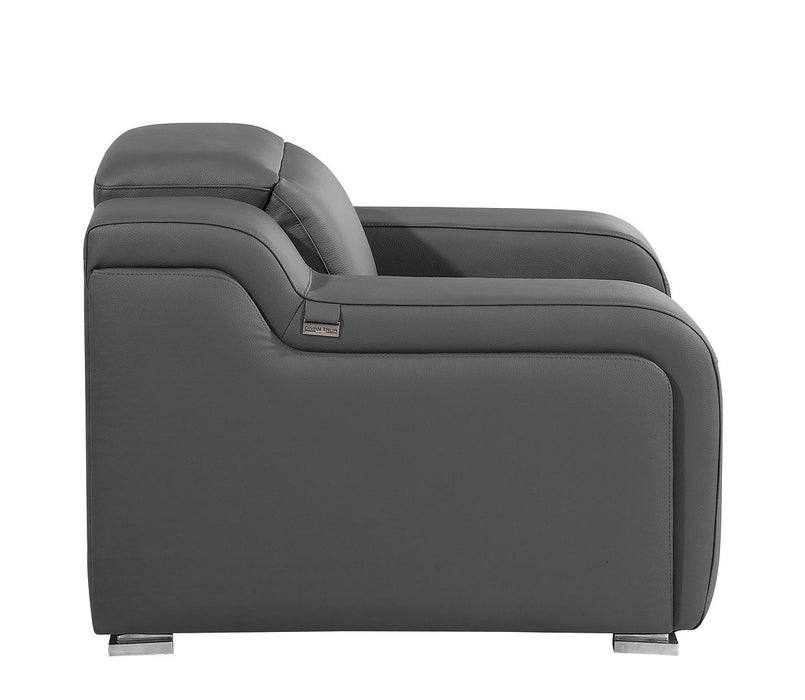 Global United 6111 Power Reclining Chair | Genuine Leather
