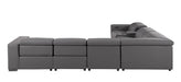 Global United 1208 Dark Grey 7PC Sectional