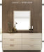 Lago faux travertine dresser