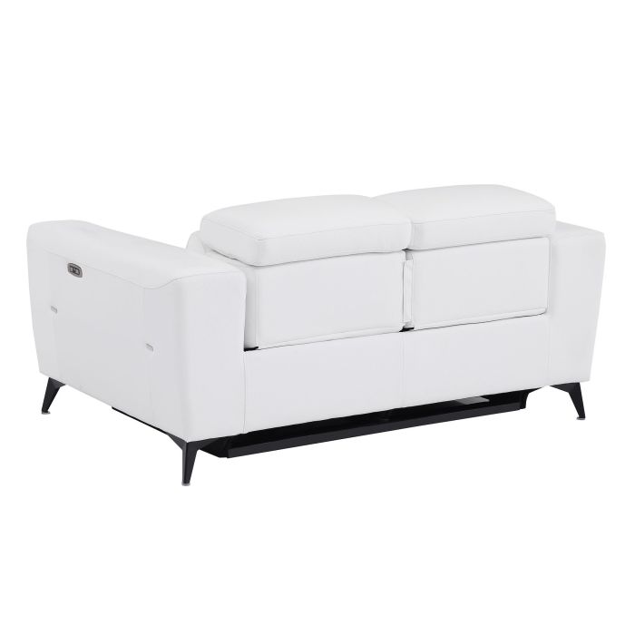 DivanItalia 989 Power Reclining Loveseat | Italian Leather