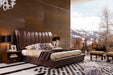 Temptation Caesar Italian Classical Design Leather Platform King Bed