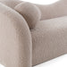 Calico - Contemporary Beige Pebble Fabric 4-Seat Sofa