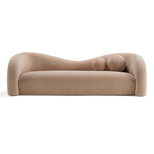 Calico - Contemporary Tan Fabric 4-Seat Sofa