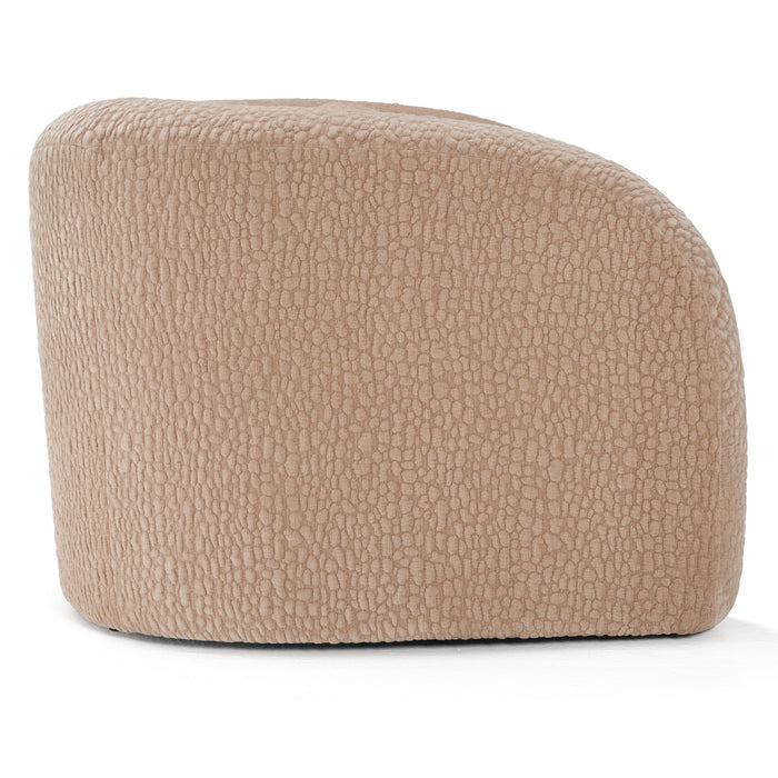 Calico - Contemporary Tan Fabric 4-Seat Sofa