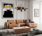 Cambria - Modern RAF Cognac Leather Sectional Sofa