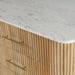 Cambridge White Marble & Mango Dresser