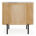 Cambridge White Marble & Mango 2 Drawer Nightstand