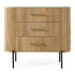 Cambridge White Marble & Mango 3 Drawer Dresser