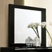 BARLIE  MIRROR - Black Contemporary Mirror | NorCal Furniture Santa Clara CA