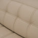 Carney - Modern Beige Leather Sectional Sofa + 3 Recliners