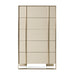 Cartier - Modern Beige Shagreen and Brushed Brass Chest