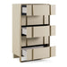 Cartier - Modern Beige Shagreen and Brushed Brass Chest