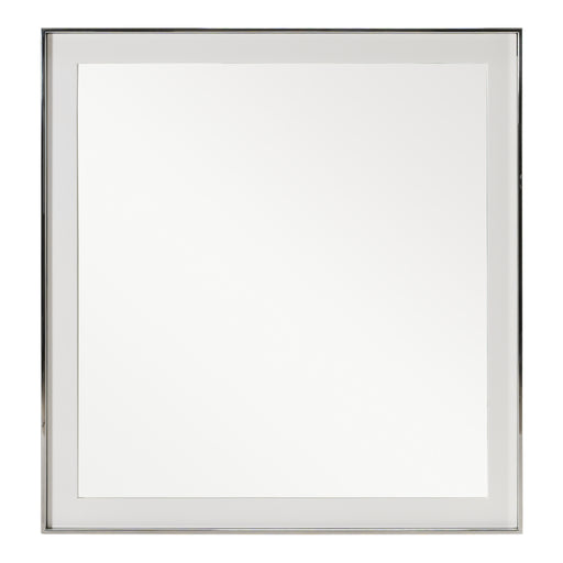 Cartier - Modern White & Stainless Steel Mirror