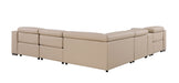 Global United 1208 Beige 6PC Sectional