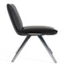 Cedric - Modern Black Vegan Leather Accent Chair