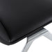 Cedric - Modern Black Vegan Leather Accent Chair