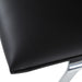 Cedric - Modern Black Vegan Leather Accent Chair