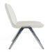 Cedric - Modern White Vegan Leather Accent Chair