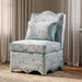Hemsworth Accent Chair - Chinoiserie Pale Blue/Peach