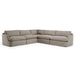Chantry - Modern Grey Sand Fabric Sectional Sofa