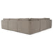Chantry - Modern Grey Sand Fabric Sectional Sofa