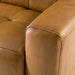 Chevak - Modern Brown Leather Sofa w/ 2 Recliners