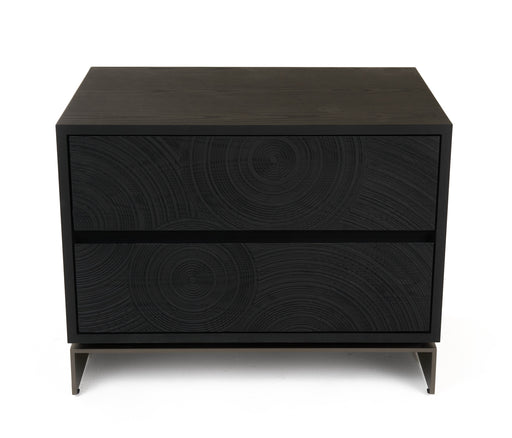 Cirque - Modern Black Ash Nightstand