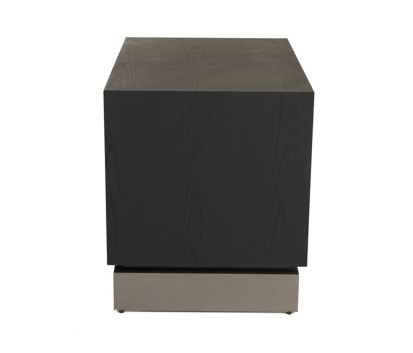 Cirque - Modern Black Ash Nightstand
