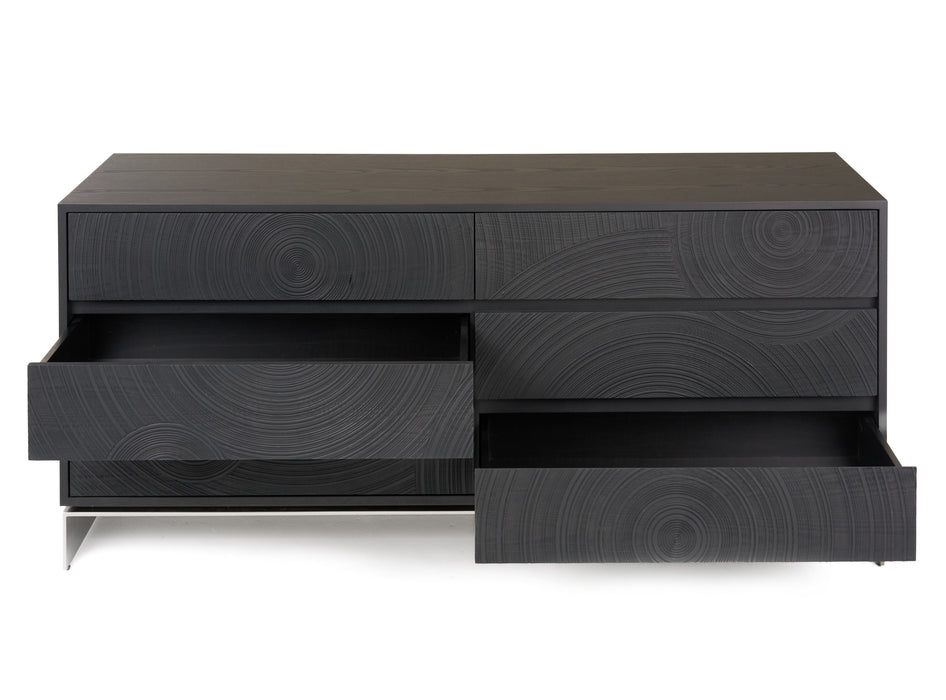Cirque - Modern Black Ash Dresser