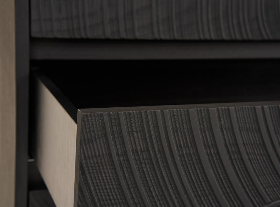 Cirque - Modern Black Ash Dresser