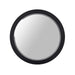 Cirque - Modern Black Ash Round Mirror