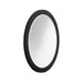 Cirque - Modern Black Ash Round Mirror