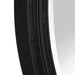 Cirque - Modern Black Ash Round Mirror