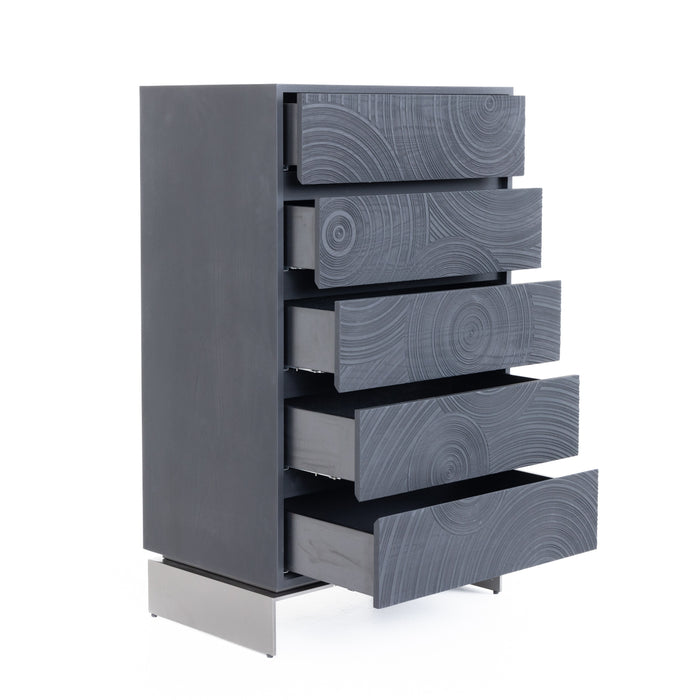 Cirque - Modern Black Ash Chest