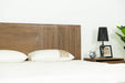 Claire - Eastern King Contemporary Walnut Bed