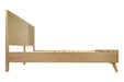 Claire - Contemporary Walnut Bed