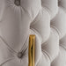 Clarice - Transitional Light Beige Velvet Chair