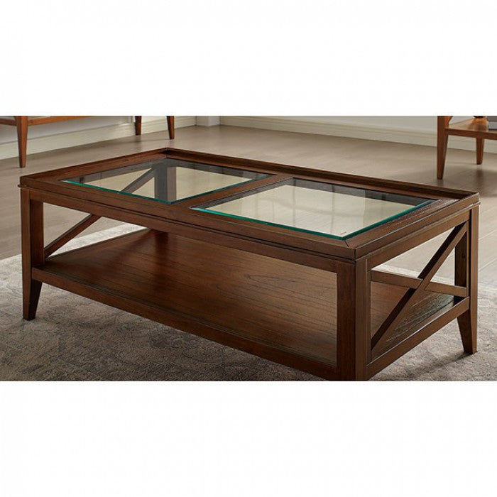 Mazar - Coffee Table - Dark Oak