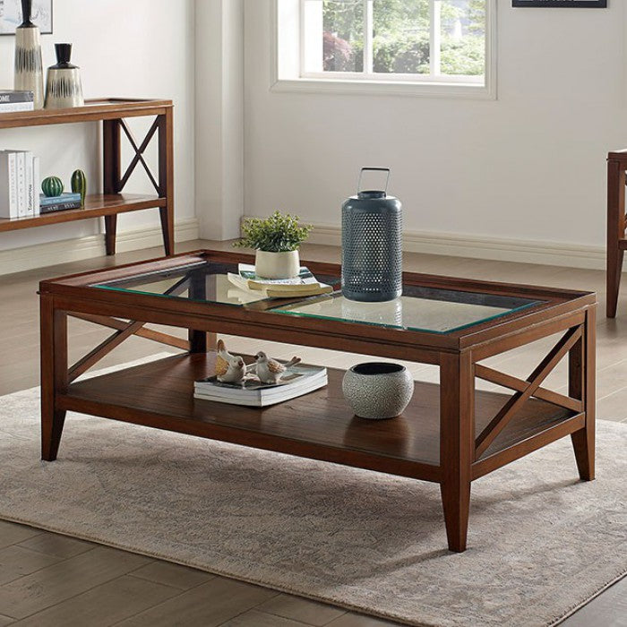 Mazar - Coffee Table - Dark Oak